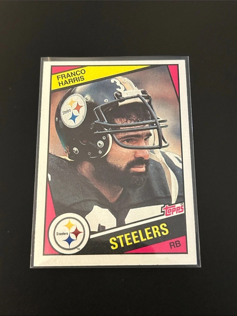 Topps 1984 Franco Harris #165 Pittsburgh Steelers Football Card